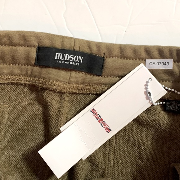 NWT Hudson Los Angeles sweatpants jogger unisex olive size M - Picture 10 of 11